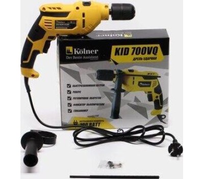 Дрель ударная KOLNER KID 700VQ