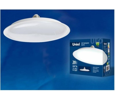 Лампа декоративная светодиодная UNIEL (UL-00004571) LED-U165-20W/4000K/E27/FR PLU01WH