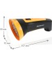 Светодиодный фонарь ULTRAFLASH (12868) LED3807M черный/желтый