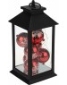 NEON-NIGHT (513-063) Декоративный фонарь с шариками, черный , 14х14х27 см, цвет Теплый