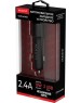 ЗАРЯДНЫЕ УСТРОЙСТВА В ПРИКУРИВАТЕЛЬ MAXVI CCM-M242 metallic black 2.4A, 2xUSB
