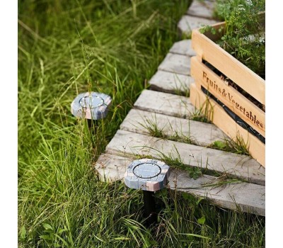 БОРЬБА С НАСЕКОМЫМИ И ГРЫЗУНАМИ REXANT (71-0087) Набор отпугивателей кротов с садовым фонариком (R20*2 камень)