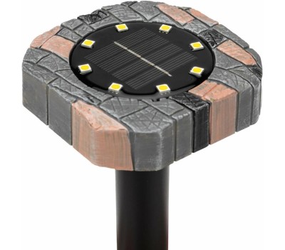 БОРЬБА С НАСЕКОМЫМИ И ГРЫЗУНАМИ REXANT (71-0087) Набор отпугивателей кротов с садовым фонариком (R20*2 камень)