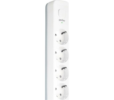 сетевой фильтр PERFEO (PF_C3963) POWER STREAM - 5 роз - 1,5 м - белый