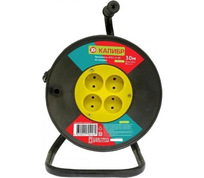 Удлинитель КАЛИБР на катушке УСК2-4-30 (2х2,5)
