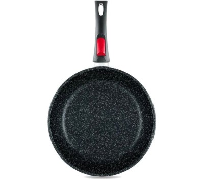 Сковорода НЕВА МЕТАЛЛ ПОСУДА L18022i а/пр литая 22см съемн/руч индукция Гранит 550000523