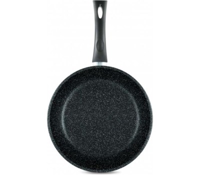 Сковорода НЕВА МЕТАЛЛ ПОСУДА 18128 а/пр литая 28см Черный гранит