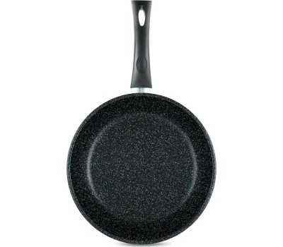 Сковорода НЕВА МЕТАЛЛ ПОСУДА 18128 а/пр литая 28см Черный гранит
