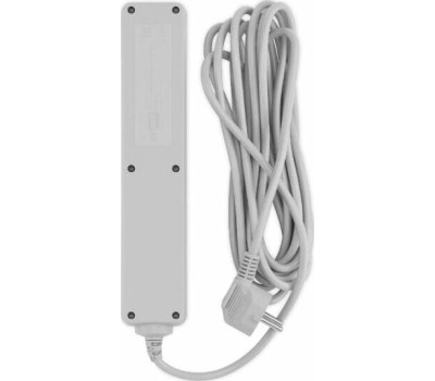 PC PET AP01006-5-G 5м (5 розеток) серый (пакет ПЭ)