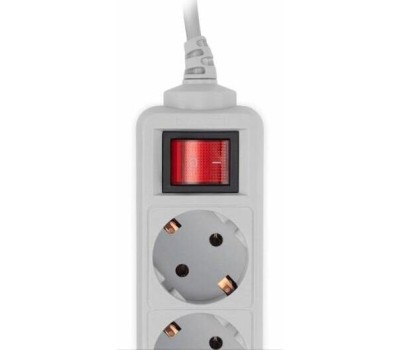 PC PET AP01006-5-G 5м (5 розеток) серый (пакет ПЭ)