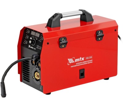 Сварочный аппарат MTX Аппарат инвертор. полуавтомат. cварки MIG-220S, 220A, ПВ 60%, катушка 5 кг 94304
