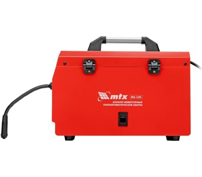 Сварочный аппарат MTX Аппарат инвертор. полуавтомат. cварки MIG-220S, 220A, ПВ 60%, катушка 5 кг 94304