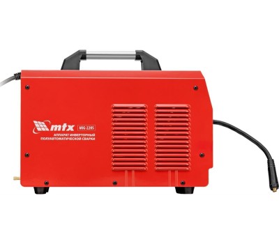 Сварочный аппарат MTX Аппарат инвертор. полуавтомат. cварки MIG-220S, 220A, ПВ 60%, катушка 5 кг 94304