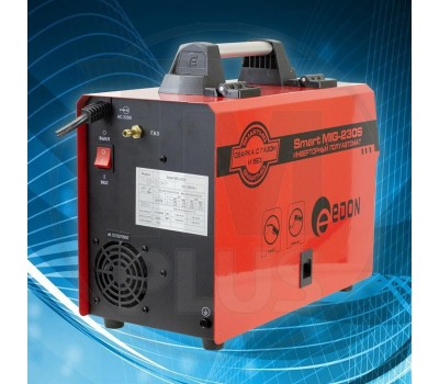 Сварочный аппарат EDON Smart MIG-230S красный/черный 24677
