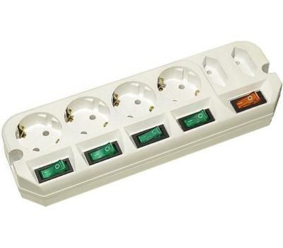 MOST Сетевой удлинитель A16 1.6м (6 розеток) белый (коробка)