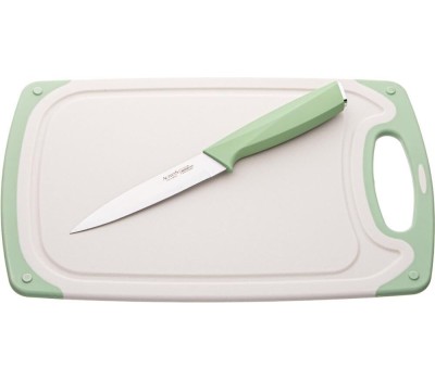 Набор ножей AGNESS 911-763 на пластиковой подставке + разделочная доска (7 предметов)