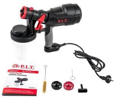 Краскопульт электрический P.I.T. Краскопульт электрич. PSG3021-C (500 Вт, 800мл/мин, емкость 900мл)