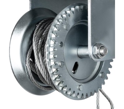 Лебедка MATRIX Лебедка шестеренчатая, тяга 0.8 т, тросовая 522735