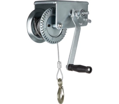 Лебедка MATRIX Лебедка шестеренчатая, тяга 0.8 т, тросовая 522735