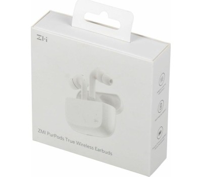 TWS наушники ZMI Наушники PurPods TW101, Bluetooth, внутриканальные, белый