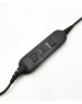 NONAME Гарнитура VT VT6200-D, для компьютера, накладные, проводные, черный / серебристый