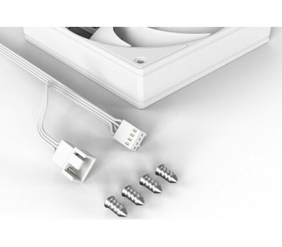 ID-COOLING Вентилятор AF-125-W 120мм, 4-pin, 2000об/мин, 14 - 30 дБ, белый, Ret