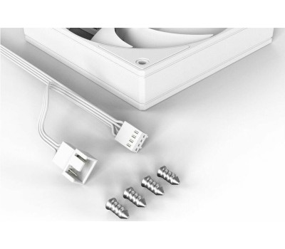 ID-COOLING Вентилятор AF-125-W 120мм, 4-pin, 2000об/мин, 14 - 30 дБ, белый, Ret