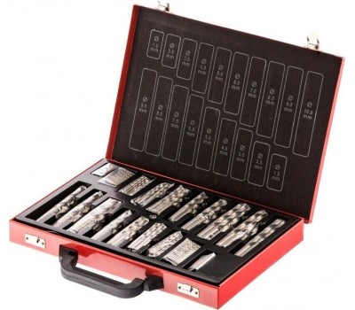 Набор сверл MATRIX Набор сверл по металлу, 1-10 мм, 170 шт, HSS, в металлическом кейсе 723170