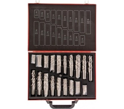 Набор сверл MATRIX Набор сверл по металлу, 1-10 мм, 170 шт, HSS, в металлическом кейсе 723170