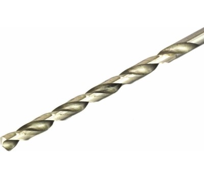 Сверло MATRIX Сверло по металлу, 5 х 132 мм, полированное, удл, HSS, 10 шт, цилиндрический хвостовик 715050