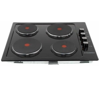 MAUNFELD Электрическая варочная поверхность EEHE.64.4B, конфорок: 4 шт., эмаль, независимая, черный