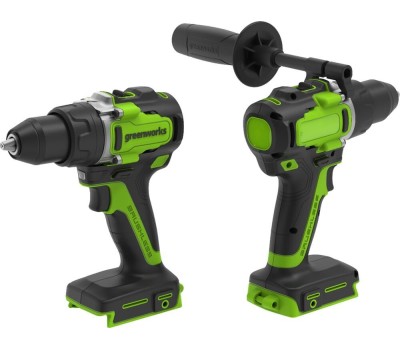 Дрель-шуруповерт GREENWORKS Дрель-шуруповерт GD24DD90, без АКБ, без ЗУ [3707507]