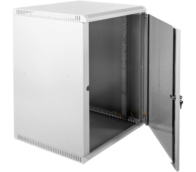 Электроника / Телекоммуникационные шкафы ЦМО Шкаф коммутационный ШРН-Эконом ШРН-Э-18.500 настенный, стеклянная передняя дверь, 18U, 600x930x520 мм