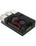 Корпус для ПК ACD Корпус RA458 Black Metal Aluminum Case with double Fans for Raspberry Pi 3B/3B+ (RASP2244)