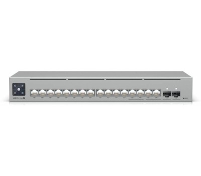 Коммутатор UBIQUITI Коммутатор UniFi Switch Pro Max 16 PoE PoE-коммутатор в стойку, 4х 2.5G RJ45, 12х 1G RJ45, 2х 10G SFP+, раздача 180 Вт
