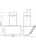 Вытяжка ELIKOR Вытяжка каминная Рубин Ceramics S4 60Н-700-Э4Д, нержавеющая сталь, кнопочное управление [962840]
