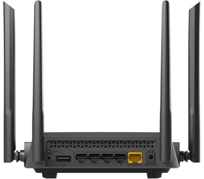 D-Link DIR-825/RU/R7A Беспроводной двухдиапазонный гигабитный маршрутизатор AC1200 Wave 2 с поддержкой MU-MIMO, EasyMesh, 3G/LTE и USB-портом