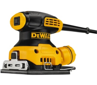 DEWALT Виброшлифовальная машина сетевая DWE6411 /230 Вт/до 28 000 кол.в мин/щеточный/желтый (DWE6411-B5)