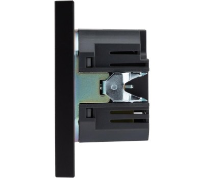 KRANZ Розетка STRONG USB-A+Type-C 3А с функцией быстрой зарядки антрацит