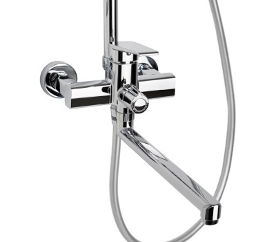BRIMIX - Смеситель + стойка душевая 