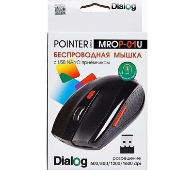 Мышь DIALOG MROP-01U черный