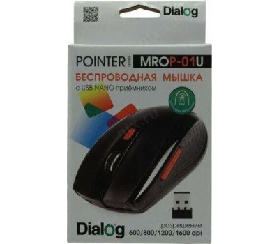 Мышь DIALOG MROP-01U черный