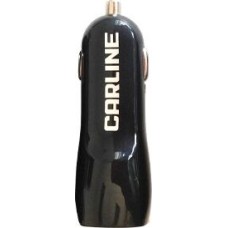 Автомобильное зарядное устройство CARLINE (ch-2ub) адаптер 2хUSB, черный