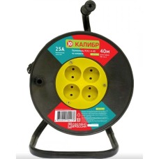 Удлинитель КАЛИБР Удлинитель на катушке УСК2-4-40 (2х2,5)