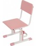 Стул POLINI Стул для школьника регулируемый Polini kids City / Polini kids Smart S, белый-розовый (1кор)
