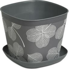 Кашпо VIOLET Листопад 1,3л (темно-серый) 38113151