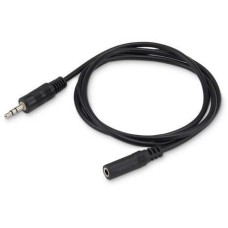 BURO Кабель-удлинитель аудио BAAC003-1 Jack 3.5 (m)/Jack (f) 1м. черный