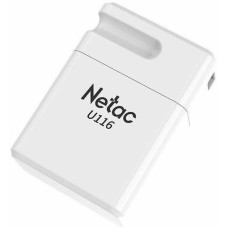 NETAC Флешка USB U116 4ГБ, USB2.0, белый [nt03u116n-004g-20wh]
