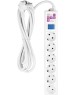 POWERCUBE SPG(5+1)-16B-3М-WHITE 3м (6 розеток) белый (коробка)