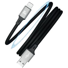 Кабель AKSBERRY (6900307930014) X164 Magnetic USB-A - Lightning, чёрный